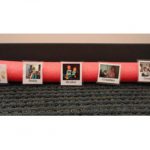 Pool noodle with pictures attached