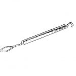 Example of a button hook zipper pull