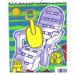 Illustration of a beach chair.