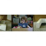 Example of a support to help a child sit.