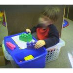 Example of a laundry basket desk.