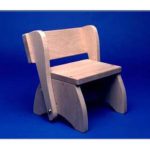 Use a step stool as a chair